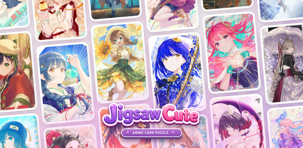 Jigsaw Cuteのイラストコレクションとロゴ